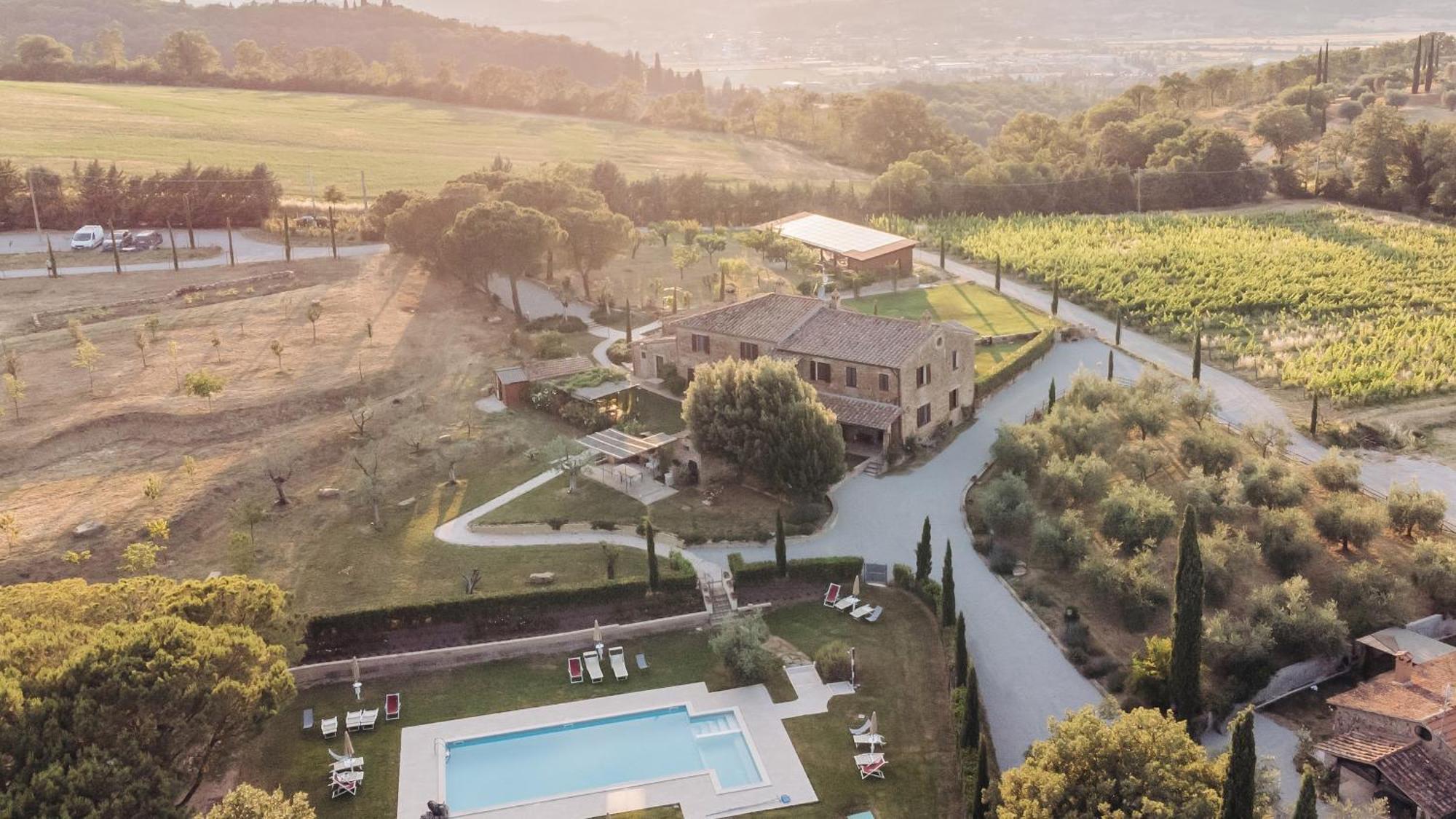 Vila Borgo Siliano - Antico Podere Siliano Città della Pieve Exteriér fotografie